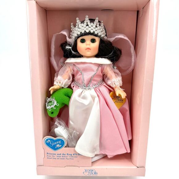 VTG 1988 Ginny Vogue 8 in. Hard Vinyl Collectors Doll NOS Princess Frog 71-3940 - Picture 1 of 8